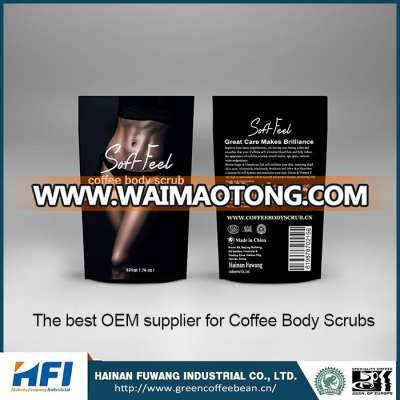 natural cosmetic body scrub Exfoliating whitening coffee body scrub